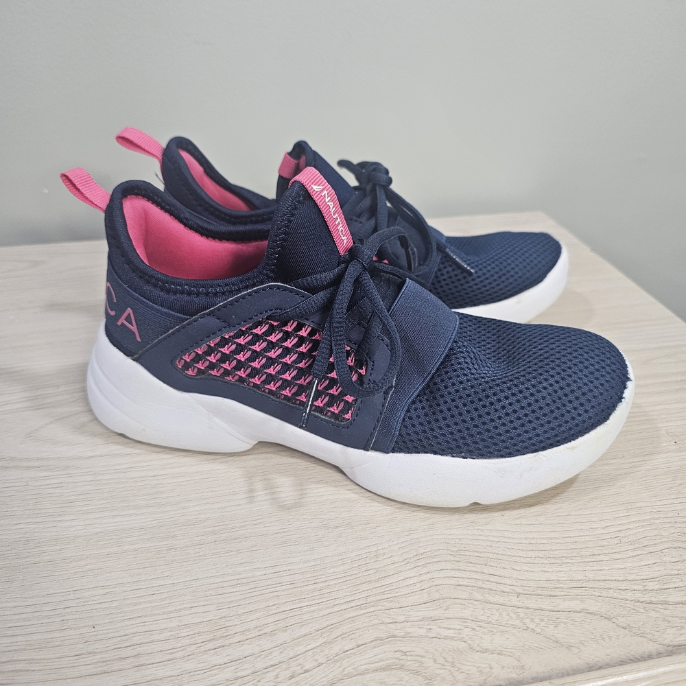 Nautica Navy and Pink Athletic Shoes